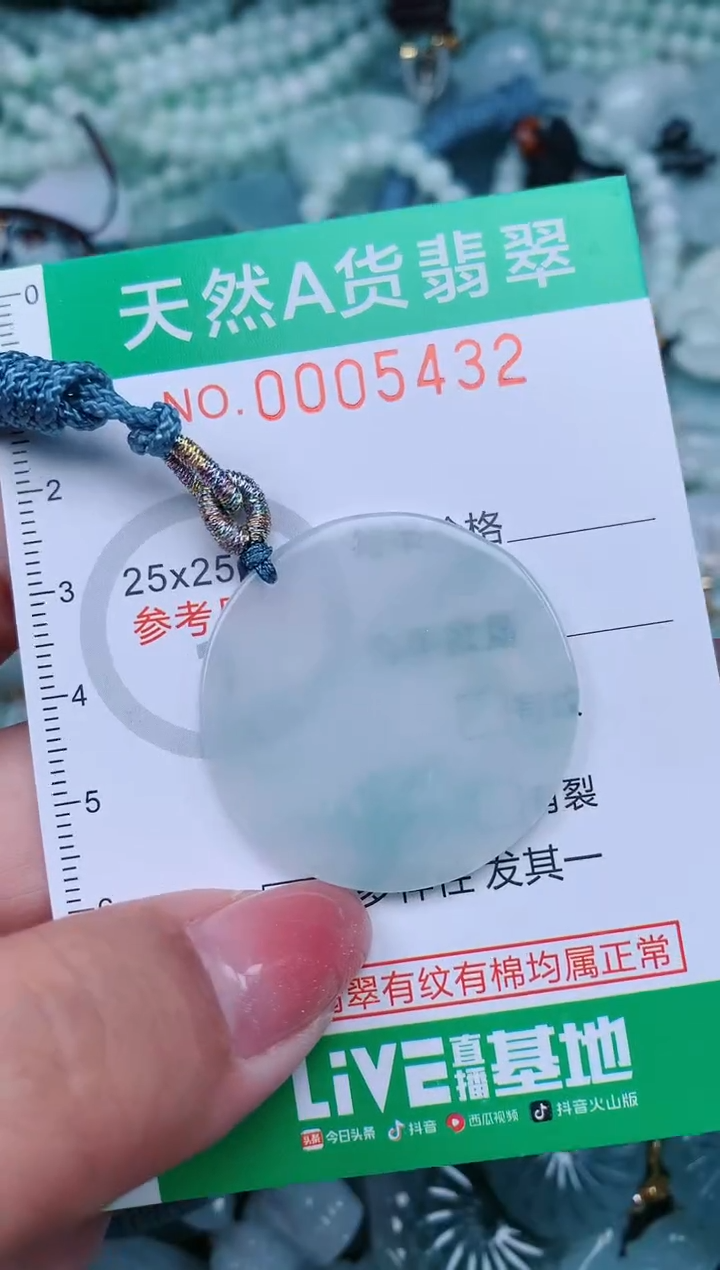 【闪购商品】翡翠颈饰未镶嵌.0005432