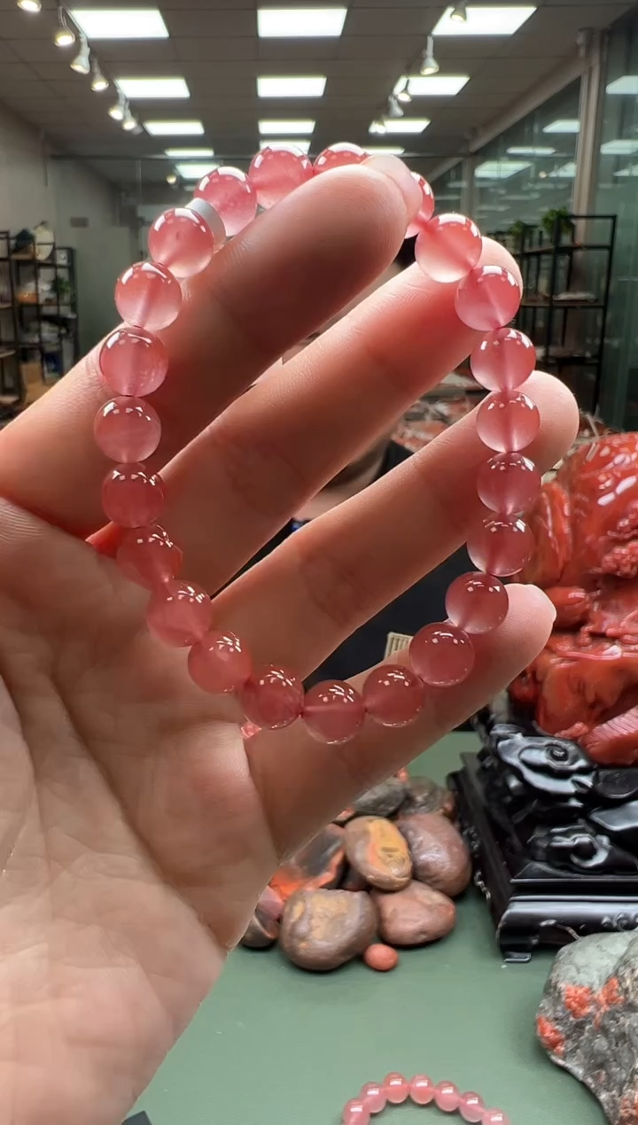 【闪购商品】南红玛瑙手串未镶嵌单圈手串一条约8mm 多样性发货