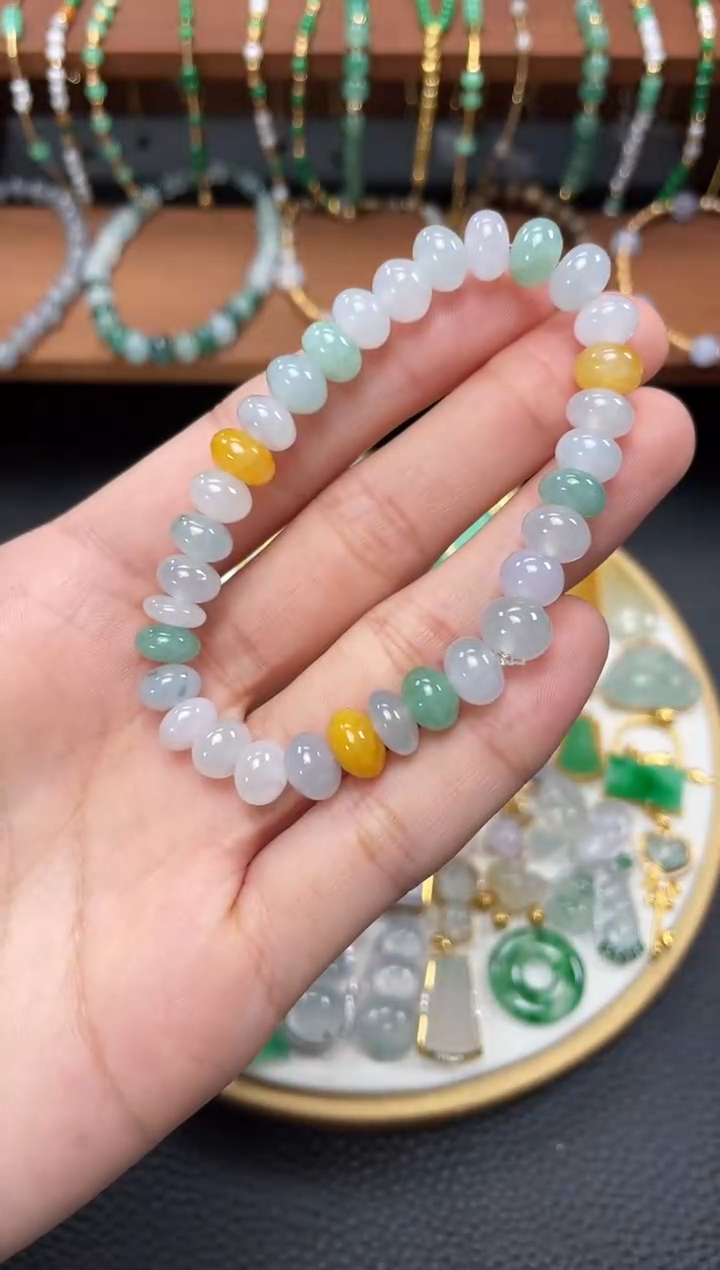 【闪购商品】翡翠套链未镶嵌一个   JK105
