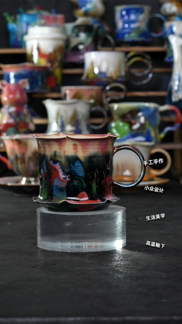 设计师款景德镇森涩手创陶瓷（食品级）744