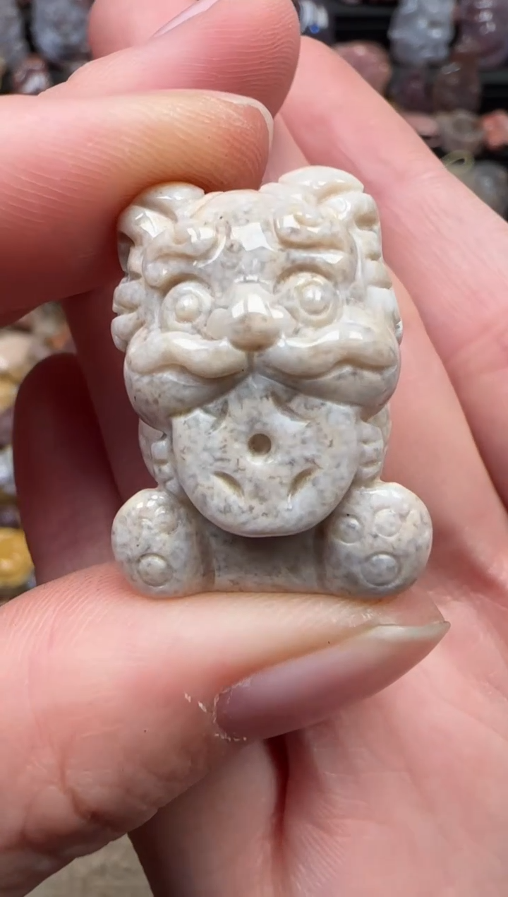 颈饰未镶嵌硅化珊瑚（珊瑚玉）533