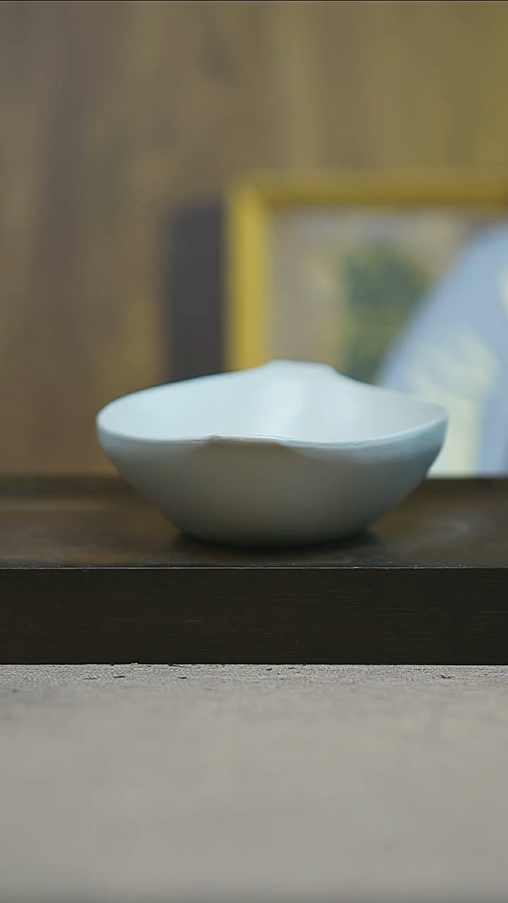 摆件景德镇10英寸双平耳鱼盘
