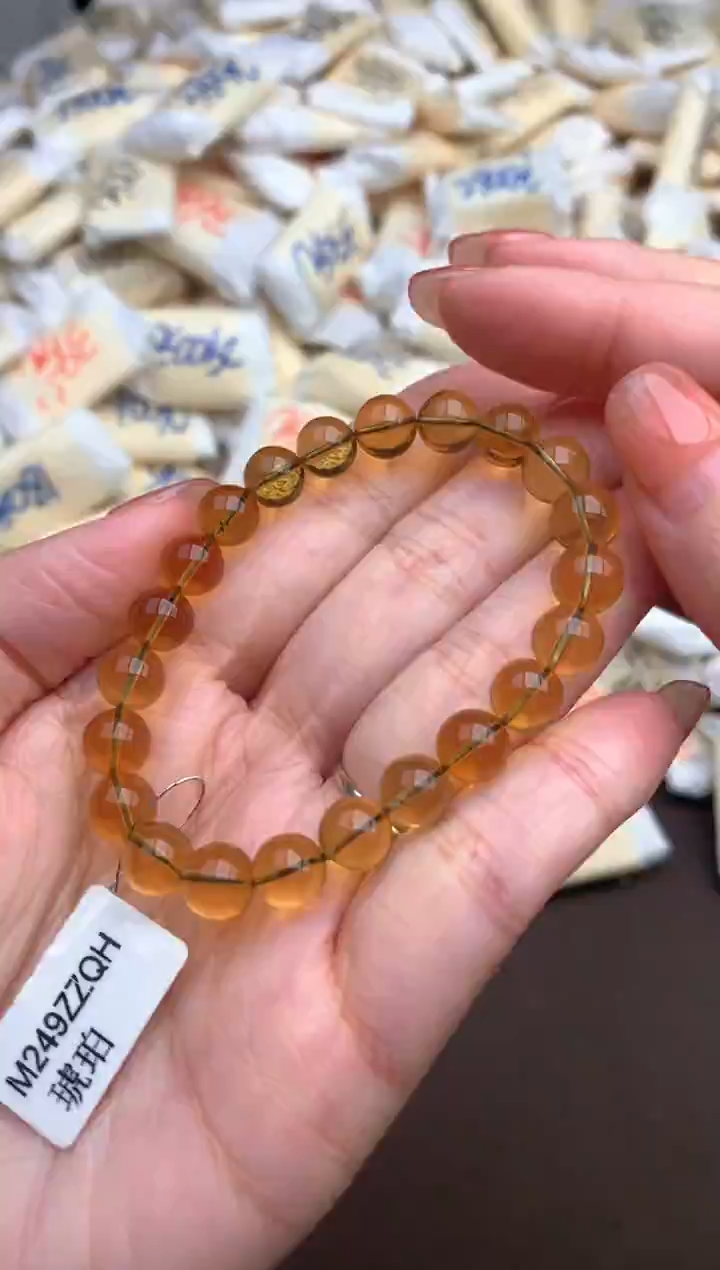 【闪购商品】琥珀手串未镶嵌 —