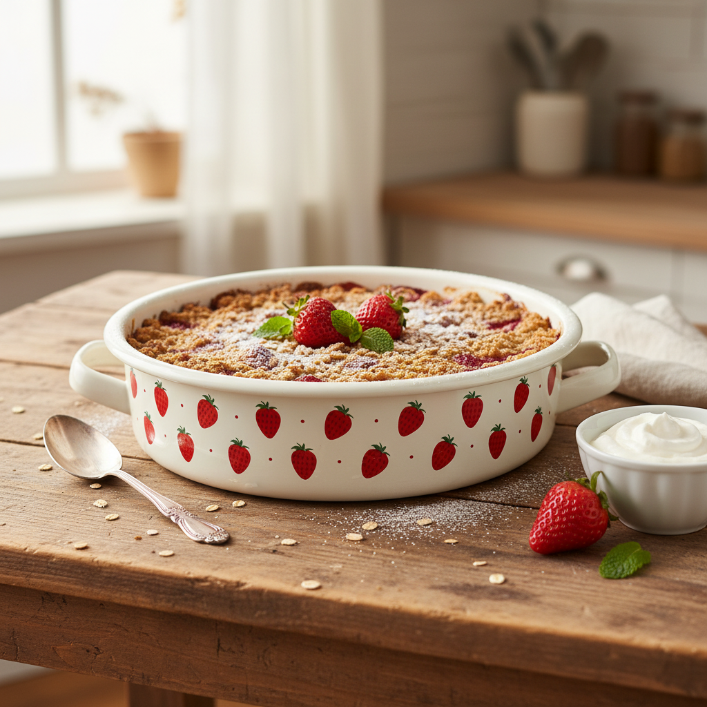 【设计师款】24CM  特厚 双耳大号 草莓系列 水果盘 饺子盘 烤盘