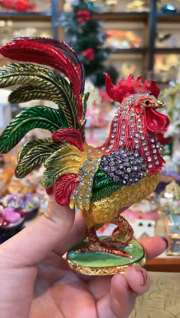【闪购商品】珐琅彩首饰收纳盒