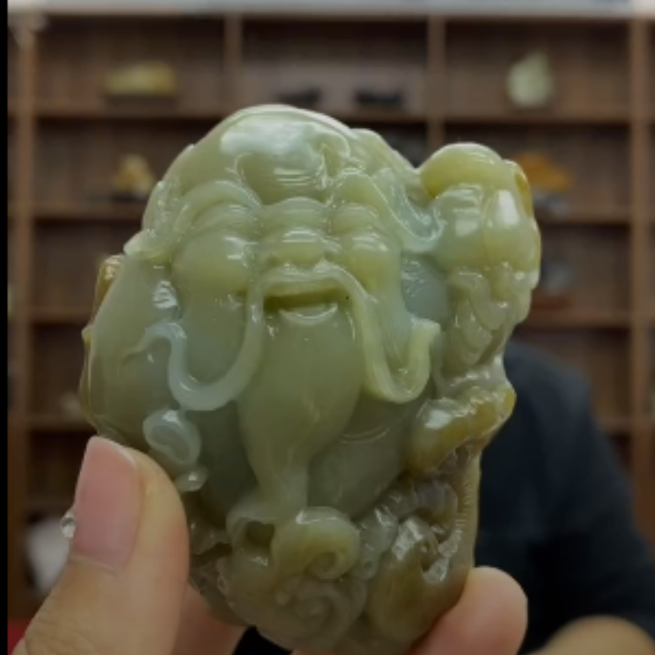 寿星公手把件-精工打磨