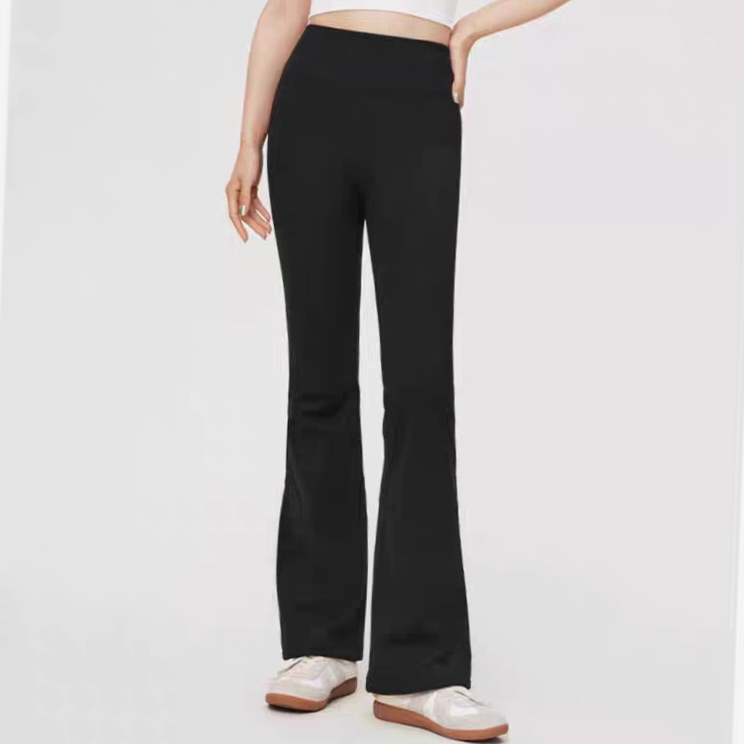 某南某极收腹提臀中高腰黑色运动瑜伽外穿加厚鲨鱼打底裤秋冬