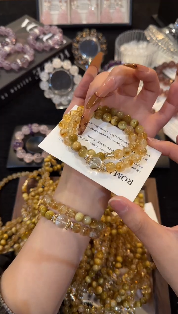 合金手链水晶吸米大霸王x3605