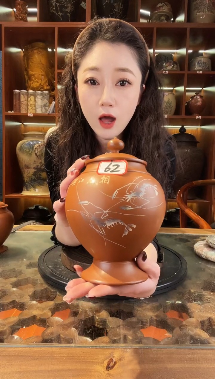 【闪购商品】缸云南建水紫陶复烧小茶罐@62