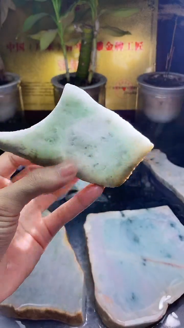 未镶嵌挂件翡翠小雨173