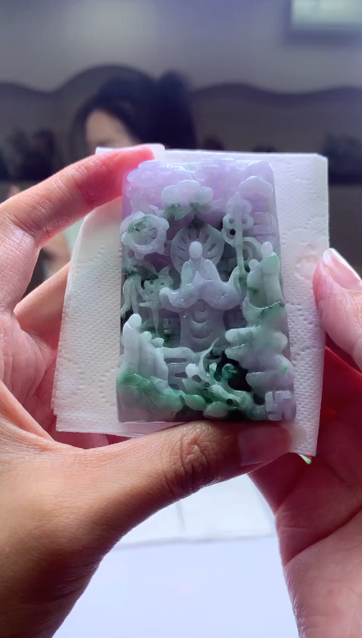 【闪购商品】定制翡翠未镶嵌挂件发货（拍一发一）