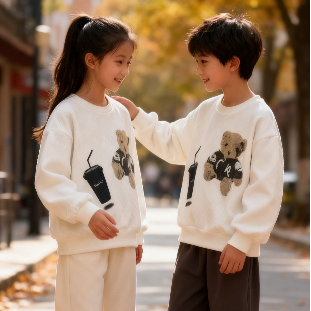 3135高端专享冬季加绒卫衣白色