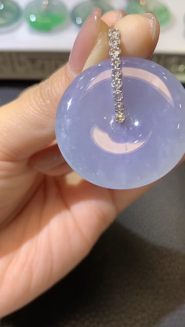 【闪购商品】翡翠吊坠(不含链)18K金镶嵌A30多样性发一件