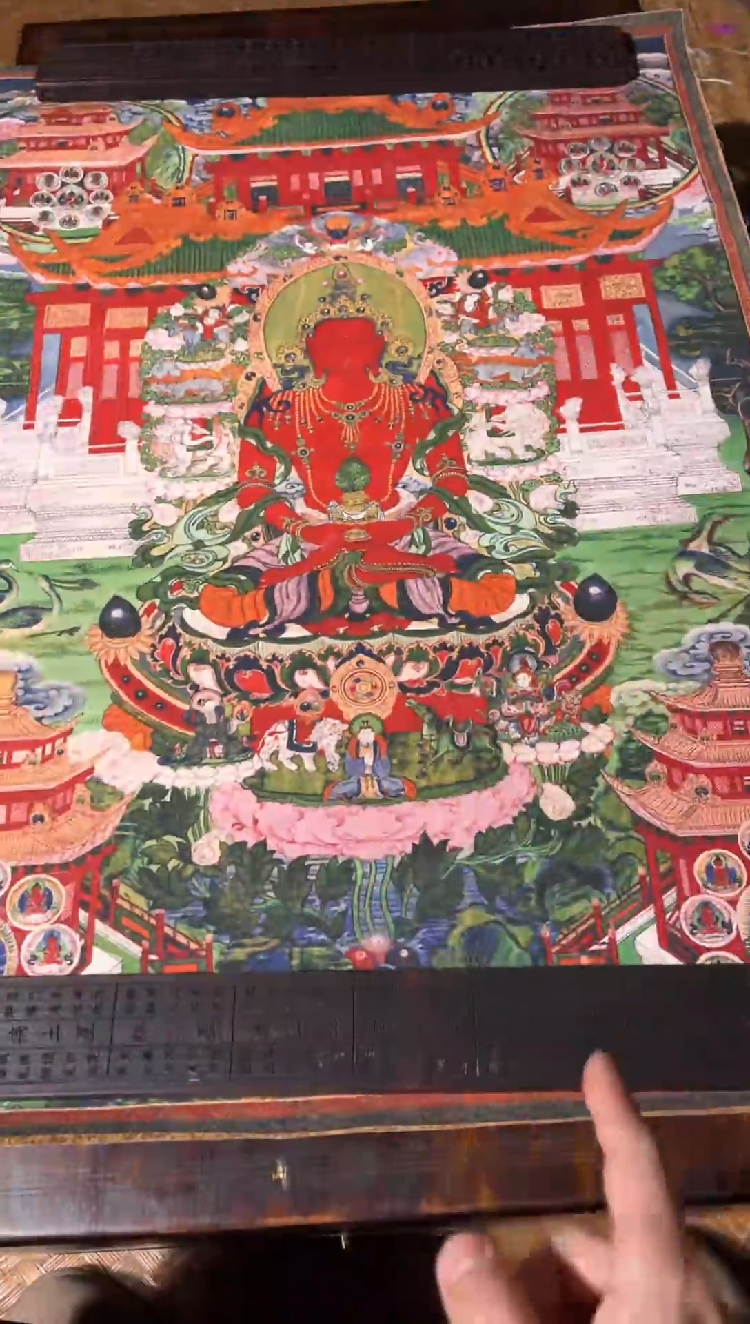 卷轴画秀凯唐卡tk16