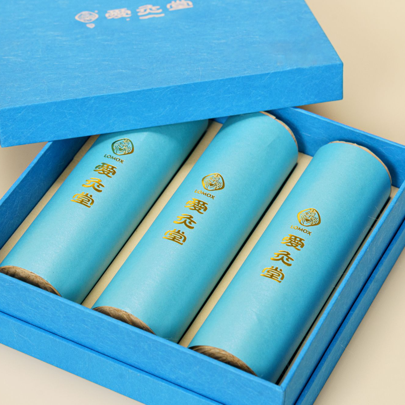 精品悬灸粗艾条五年陈艾灸柱5.5*20cm套盒