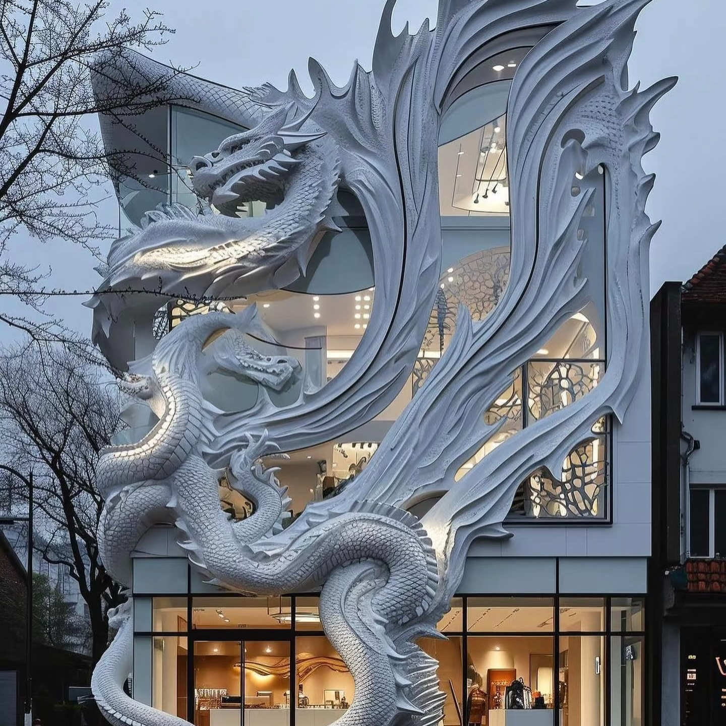 春季新款印花连衣裙5509