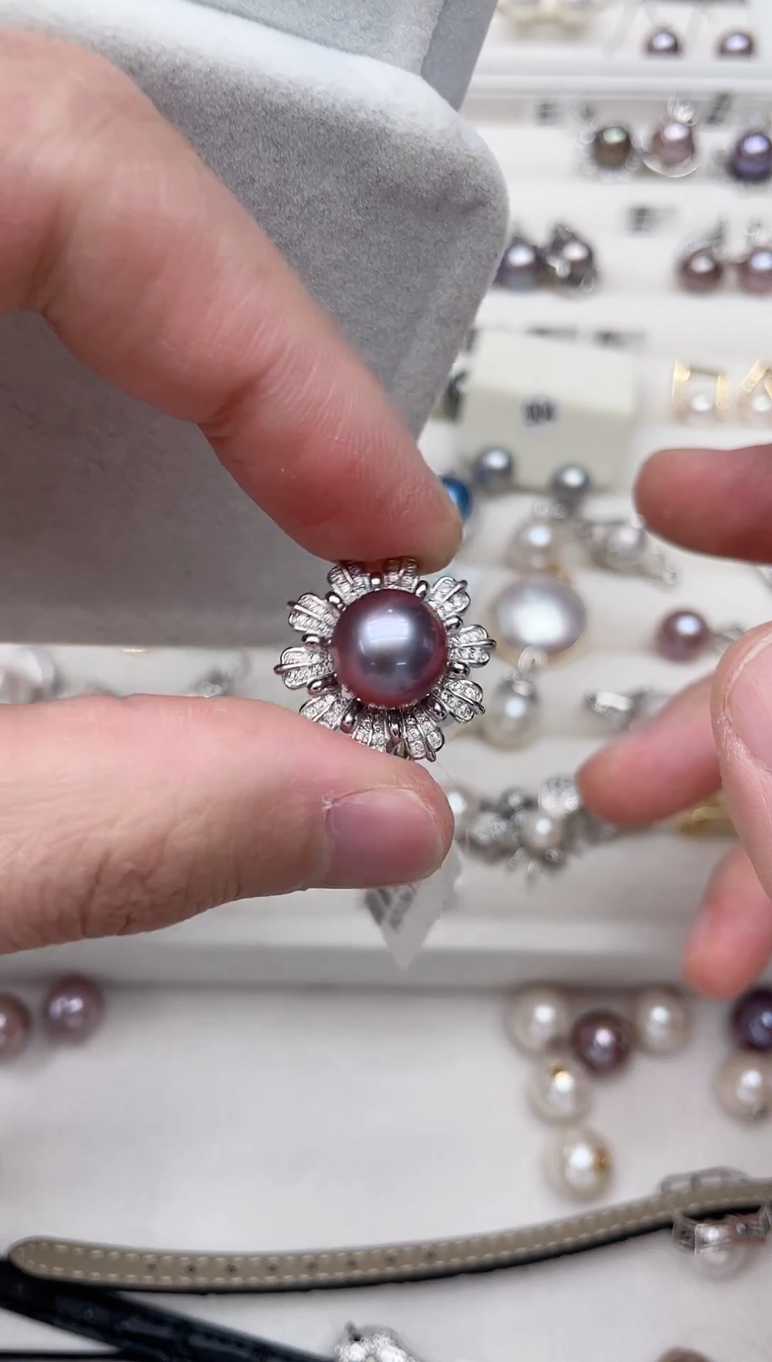 【闪购商品】淡水珍珠戒指银S925镶嵌戒指