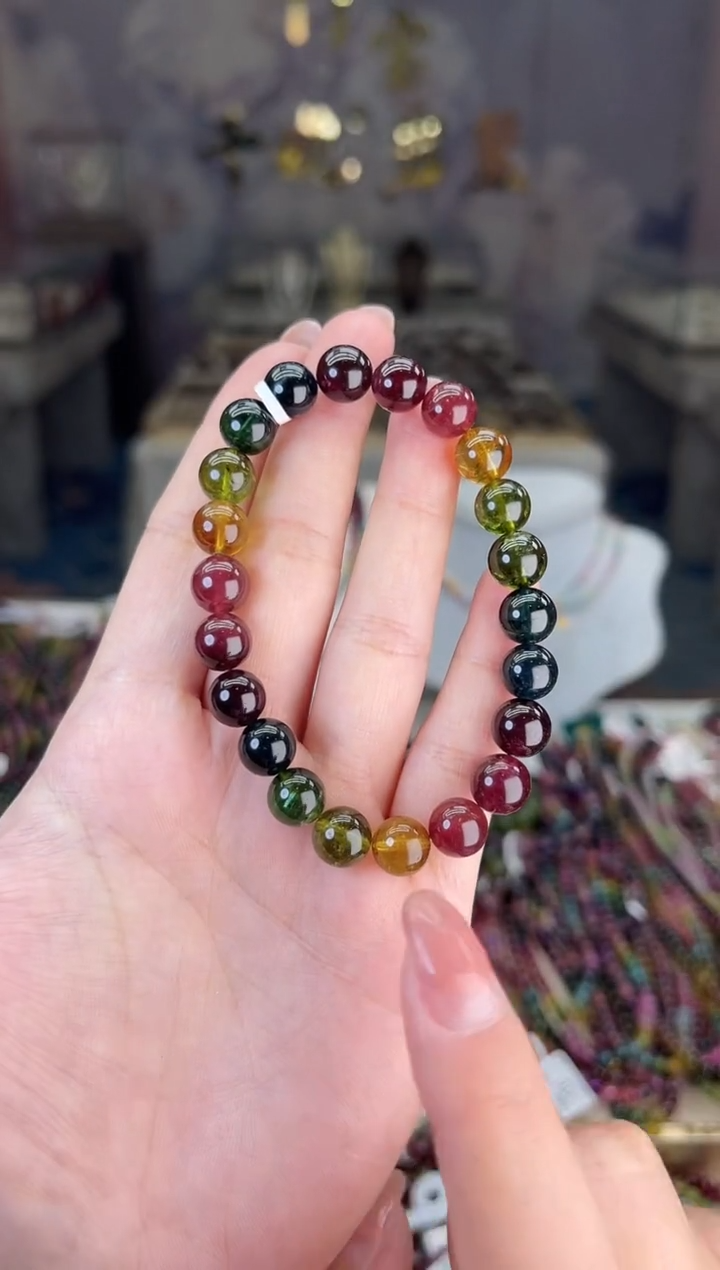 【闪购商品】碧玺/未镶嵌8mm+碧玺单圈多样性发货