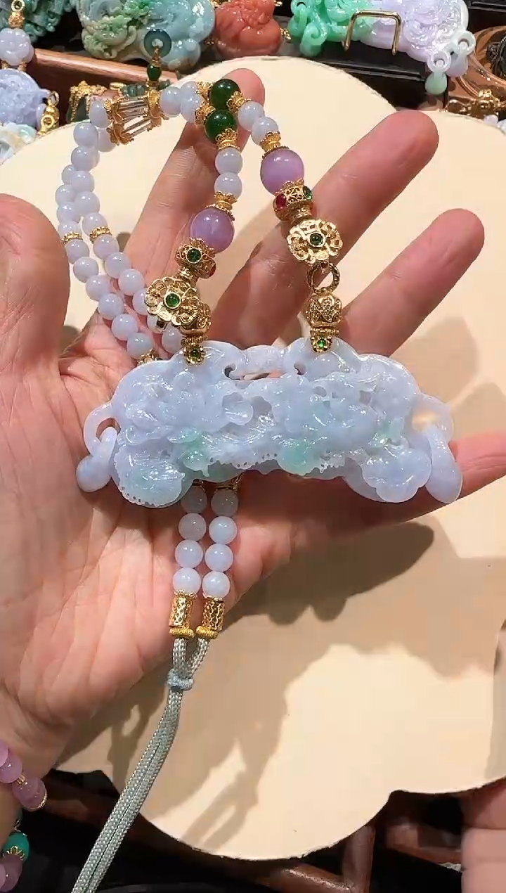 【闪购商品】翡翠颈饰未镶嵌国风