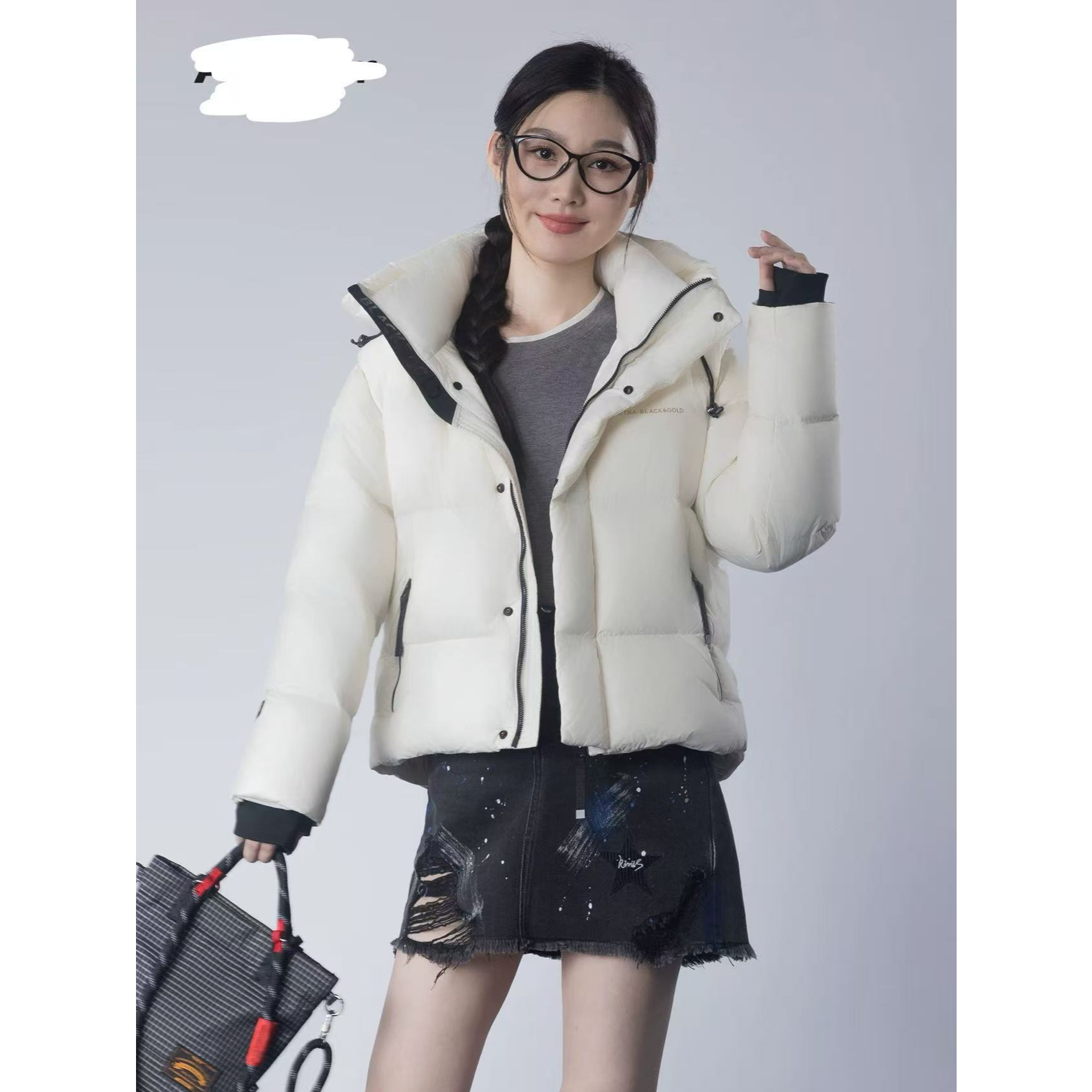 厚款短款长袖大码简约短款女款运动秋冬休闲