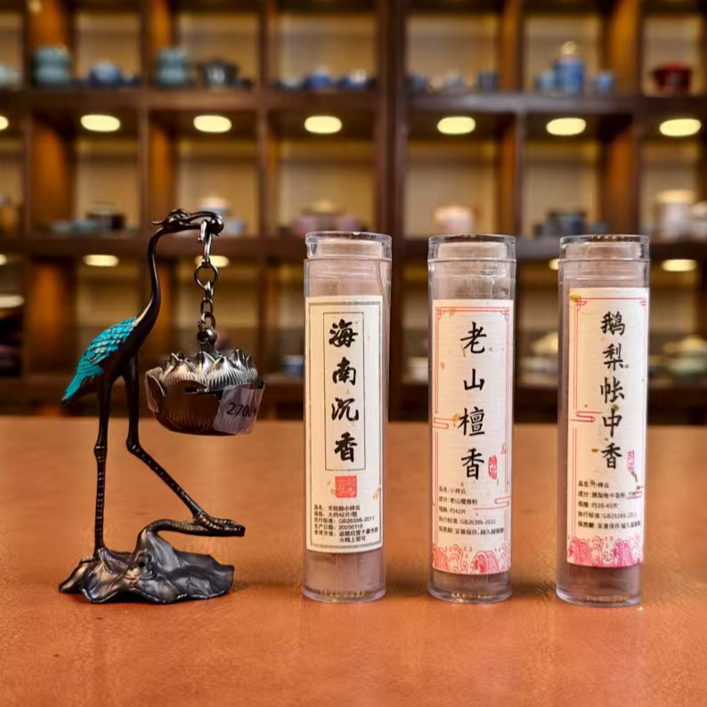 复古仙鹤茶桌书桌办公桌小物件mc046