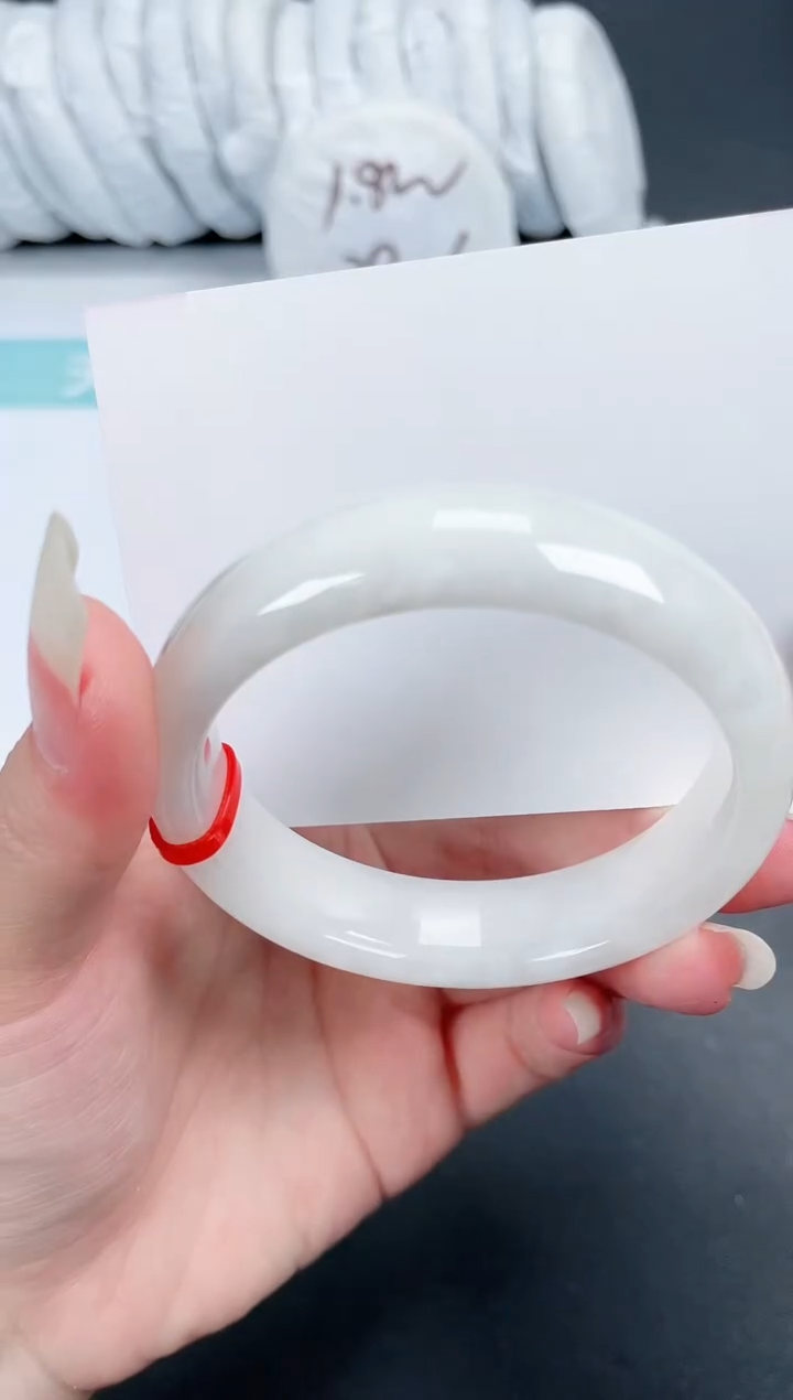 和田玉（白玉）手镯未镶嵌282-55.4