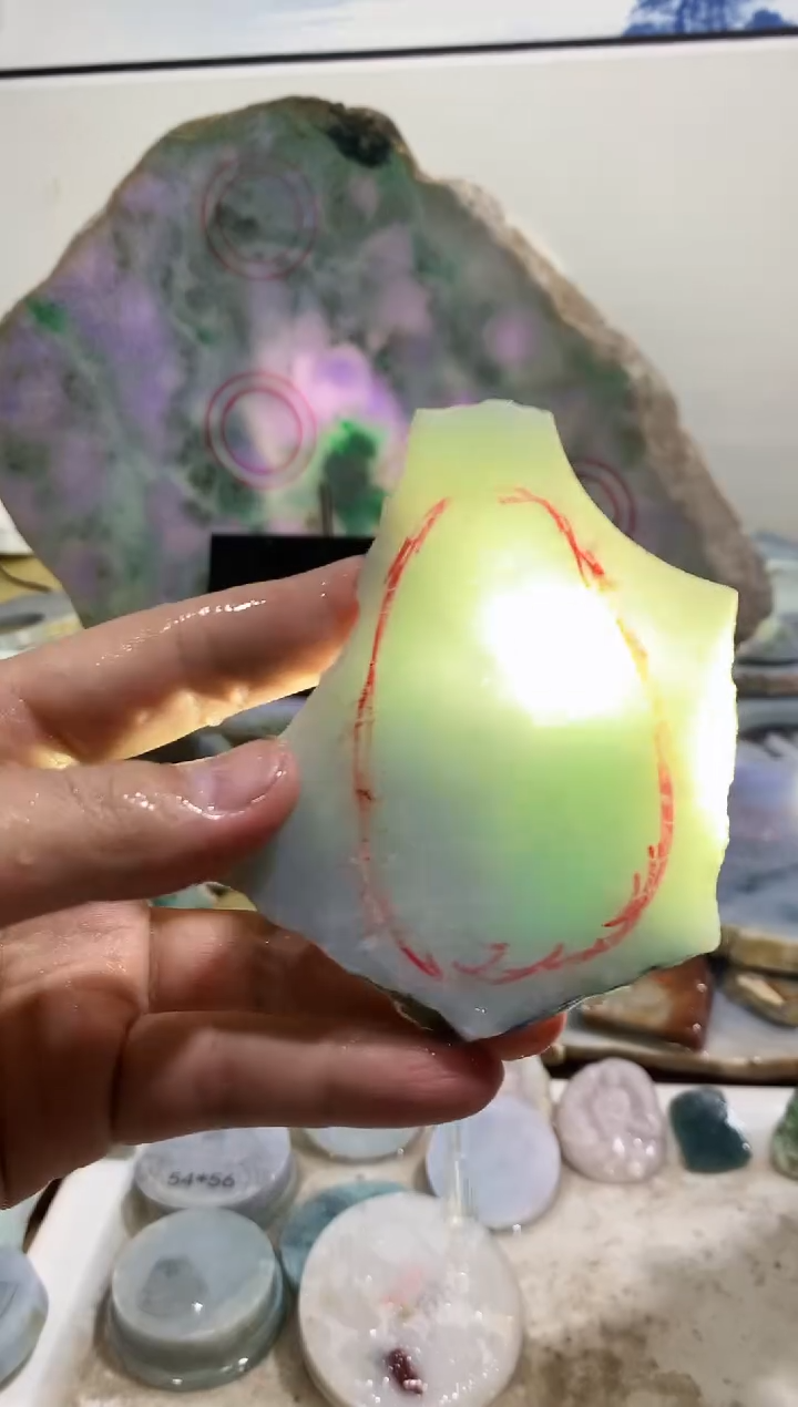 裸石翡翠0蒙0翡翠珠宝684