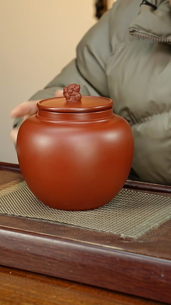 宜兴原矿紫砂茶叶罐