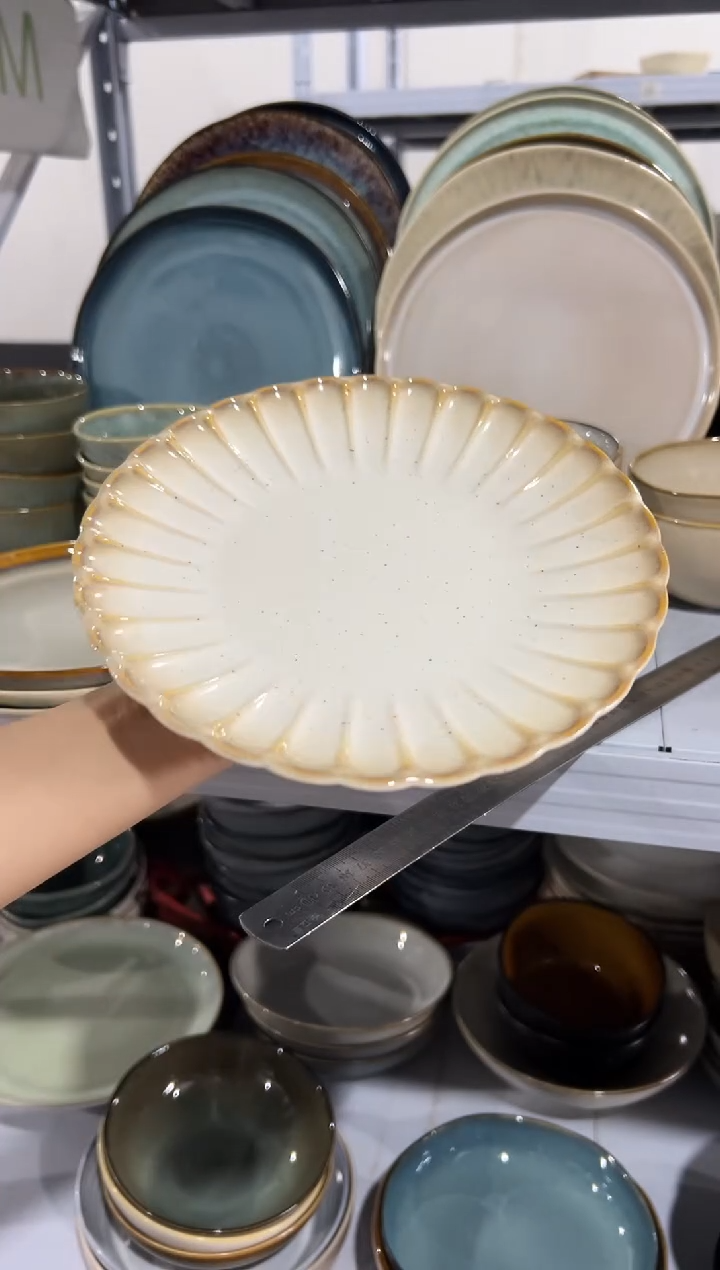 陶瓷外贸尾货瑕疵满20包邮X 小盘