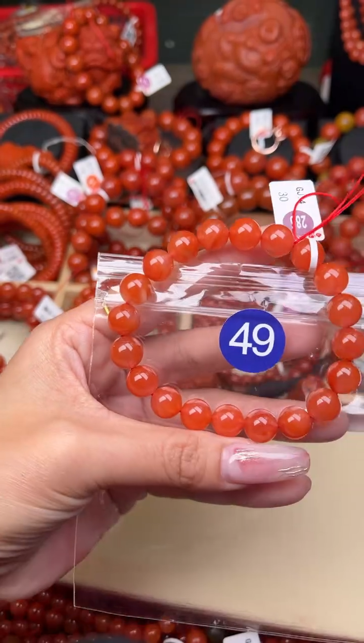 【闪购商品】南红玛瑙珠宝奇石未镶嵌49-10+