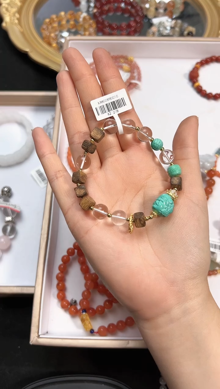 【闪购商品】水晶手链未镶嵌颜色微差多样性发货发其一