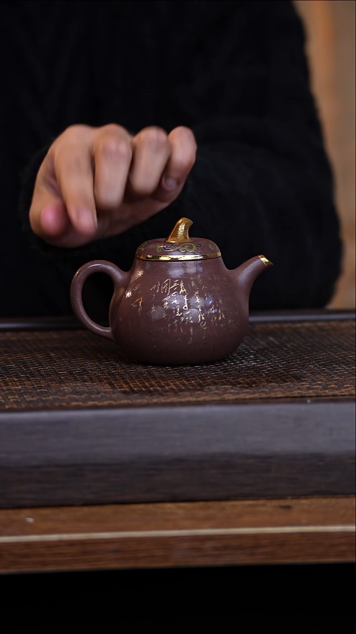 茶壶紫砂宜兴手工原矿紫砂壶001