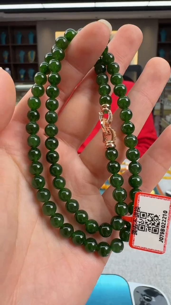 【闪购商品】和田玉（碧玉）颈饰未镶嵌秒拍号092