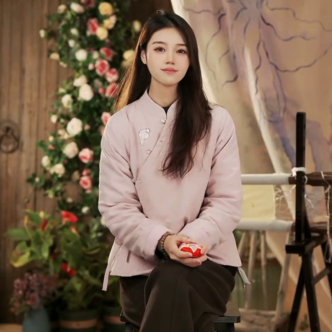【暖心H】秋冬季新中式女装苏绣手工刺绣国风居家休闲日常复古外套