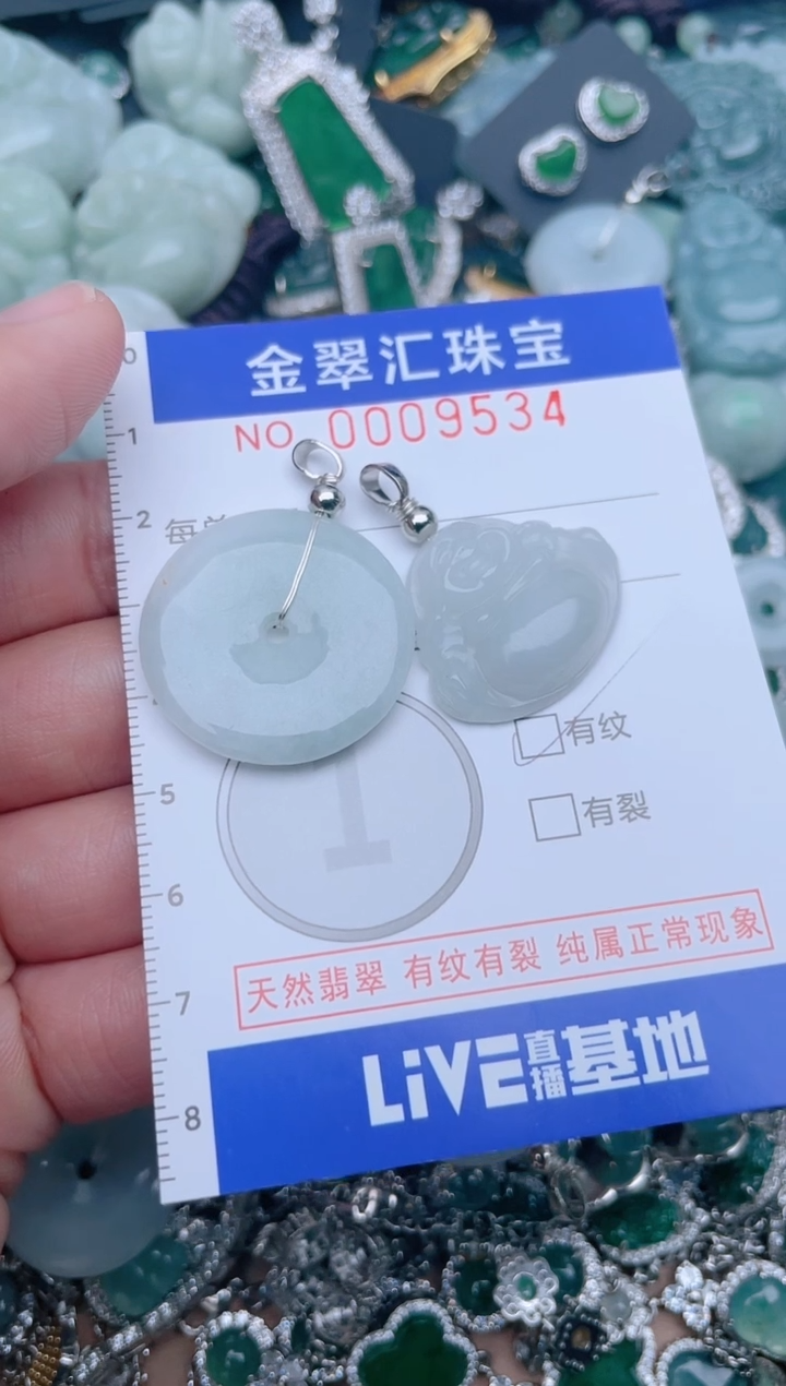 【闪购商品】翡翠颈饰未镶嵌9534....1