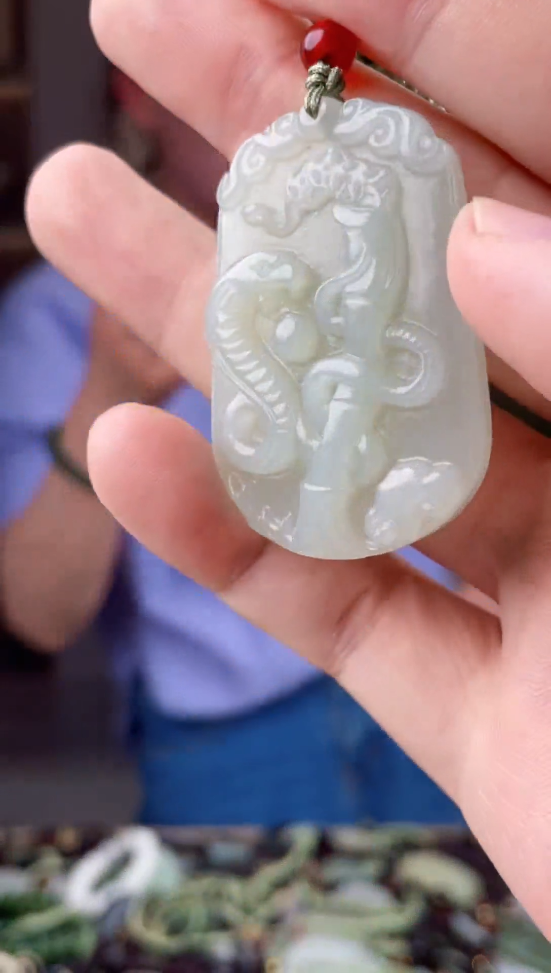 颈饰未镶嵌和田玉拍一发一，多样性发货