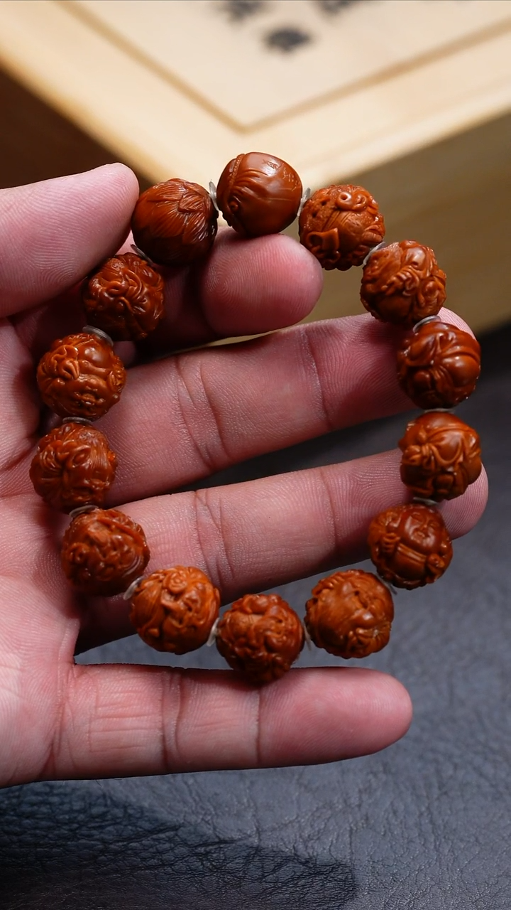 手串/手链橄榄核1.5正圆群仙会