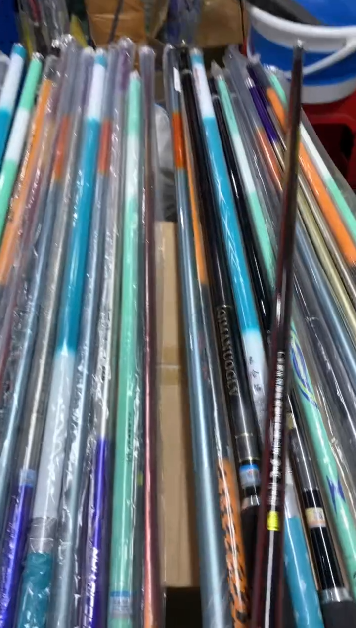 5.4米长节样品鱼竿颜色随机发介意勿拍