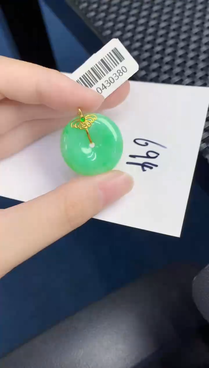 【闪购商品】翡翠颈饰18K金镶嵌000000000