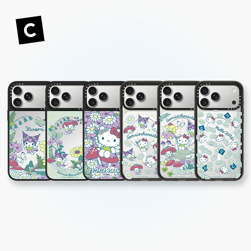 三丽鸥仙子×CASETiFY联名款手机保护套防摔合集 适用于苹果16/17