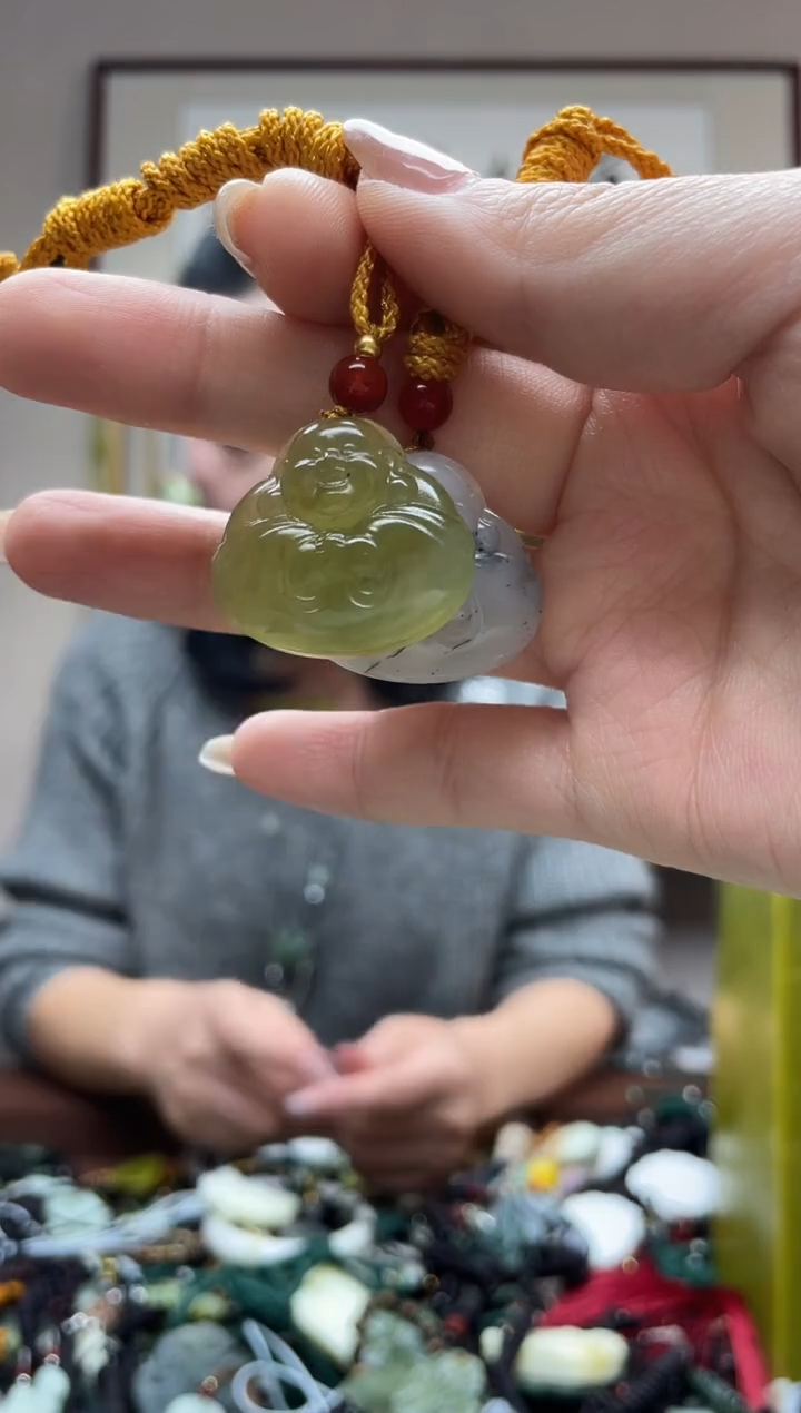 未镶嵌岫玉吊坠·多样性发货拍一发一