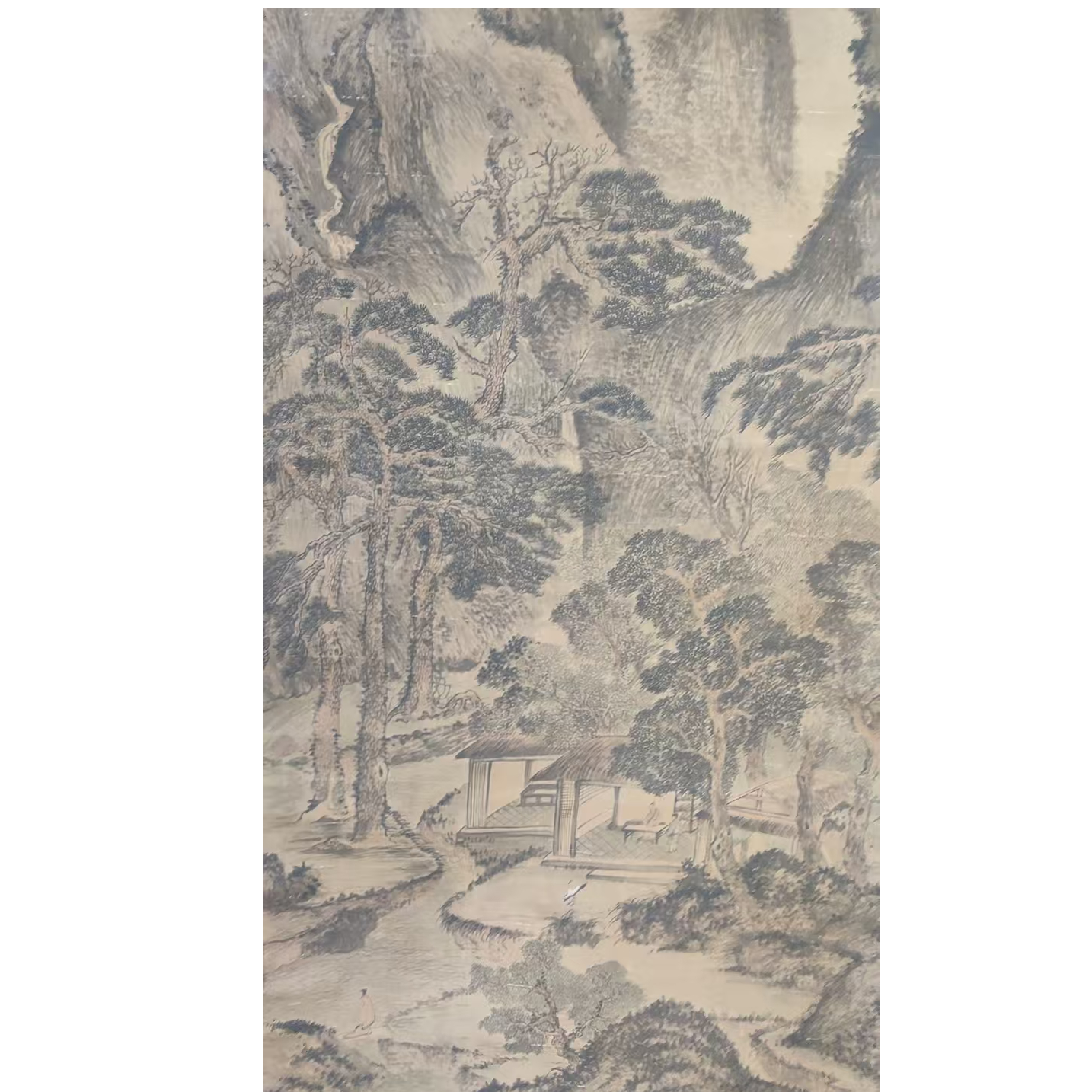 王      绢本山水立轴165/90