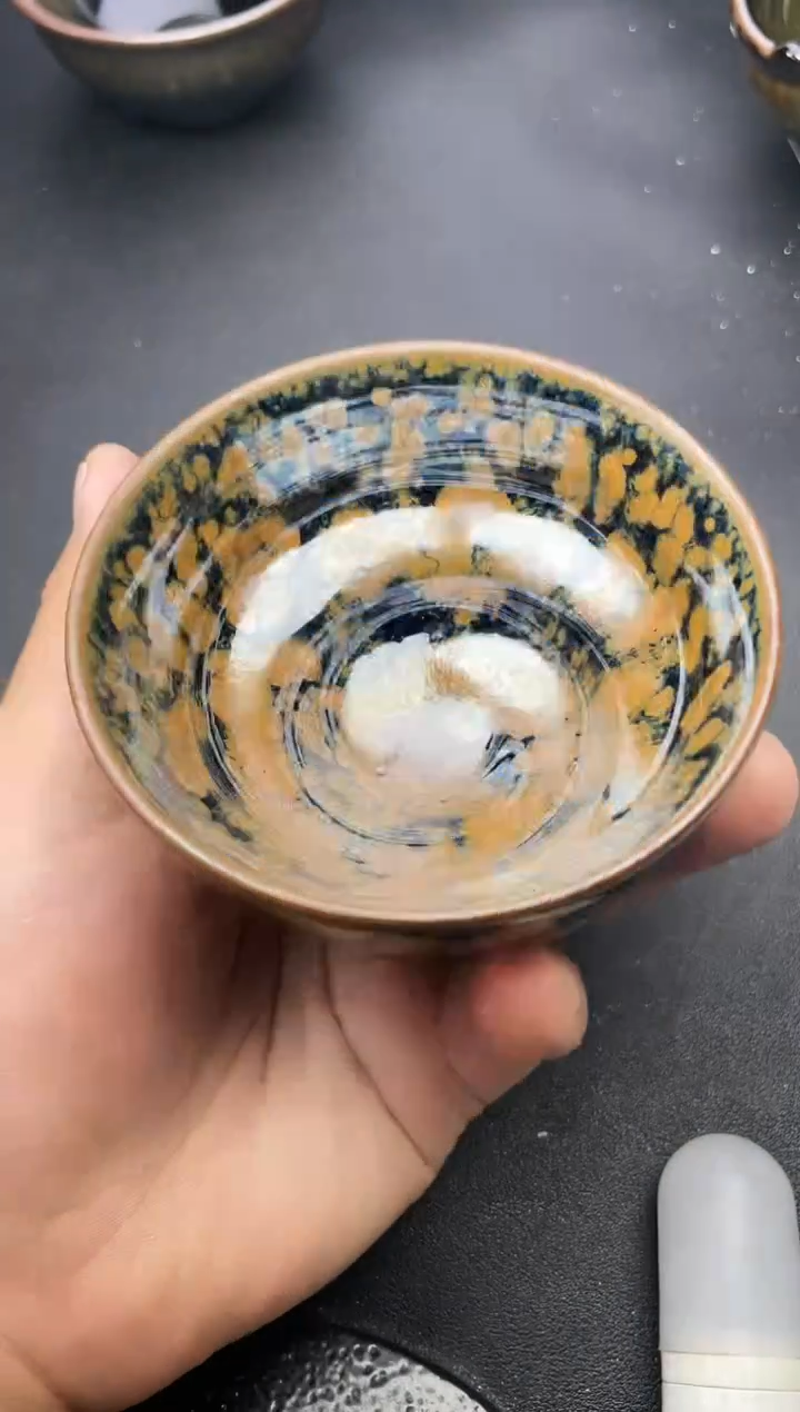 【闪购商品】茶盏174叶紫建盏叶紫建盏