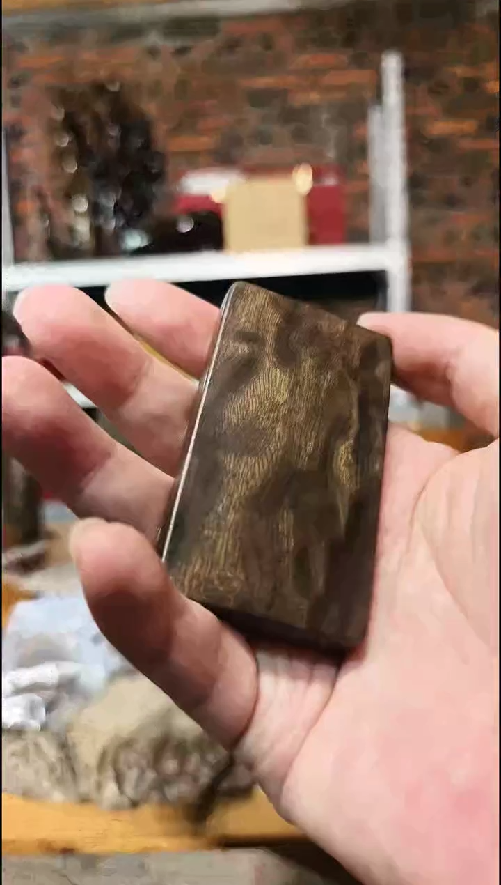 金丝楠无事牌手把件