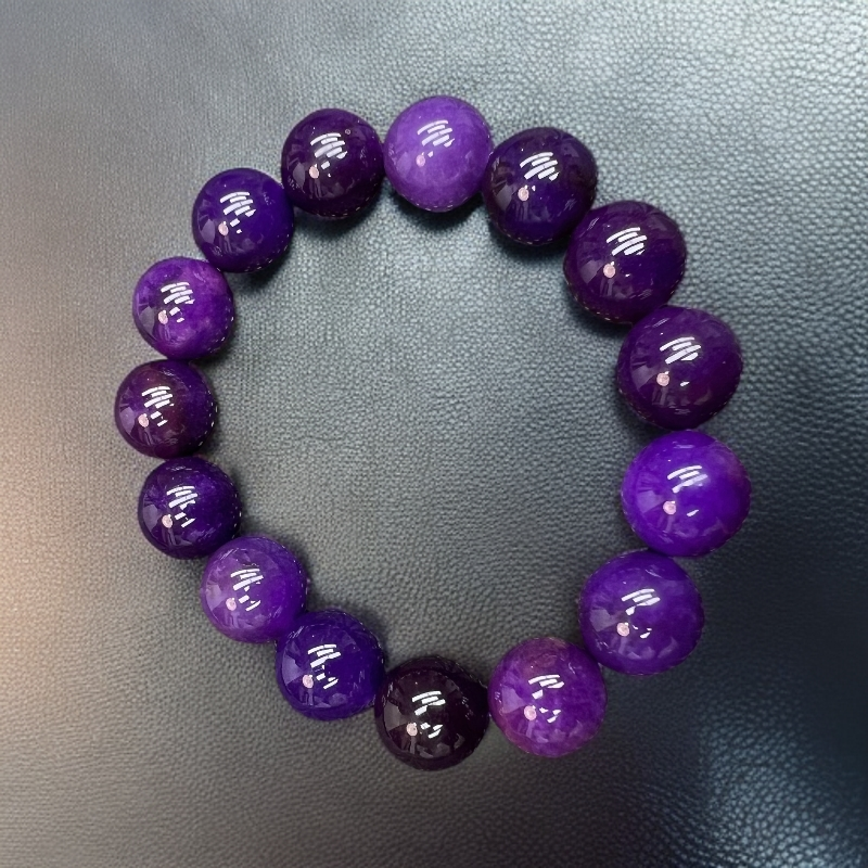 A1101精品紫苏单圈14mm手串百搭