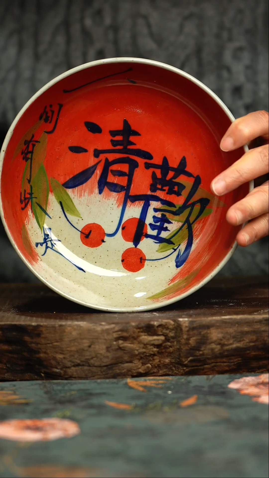 【闪购商品】杯釉下彩手工手绘同款陶器