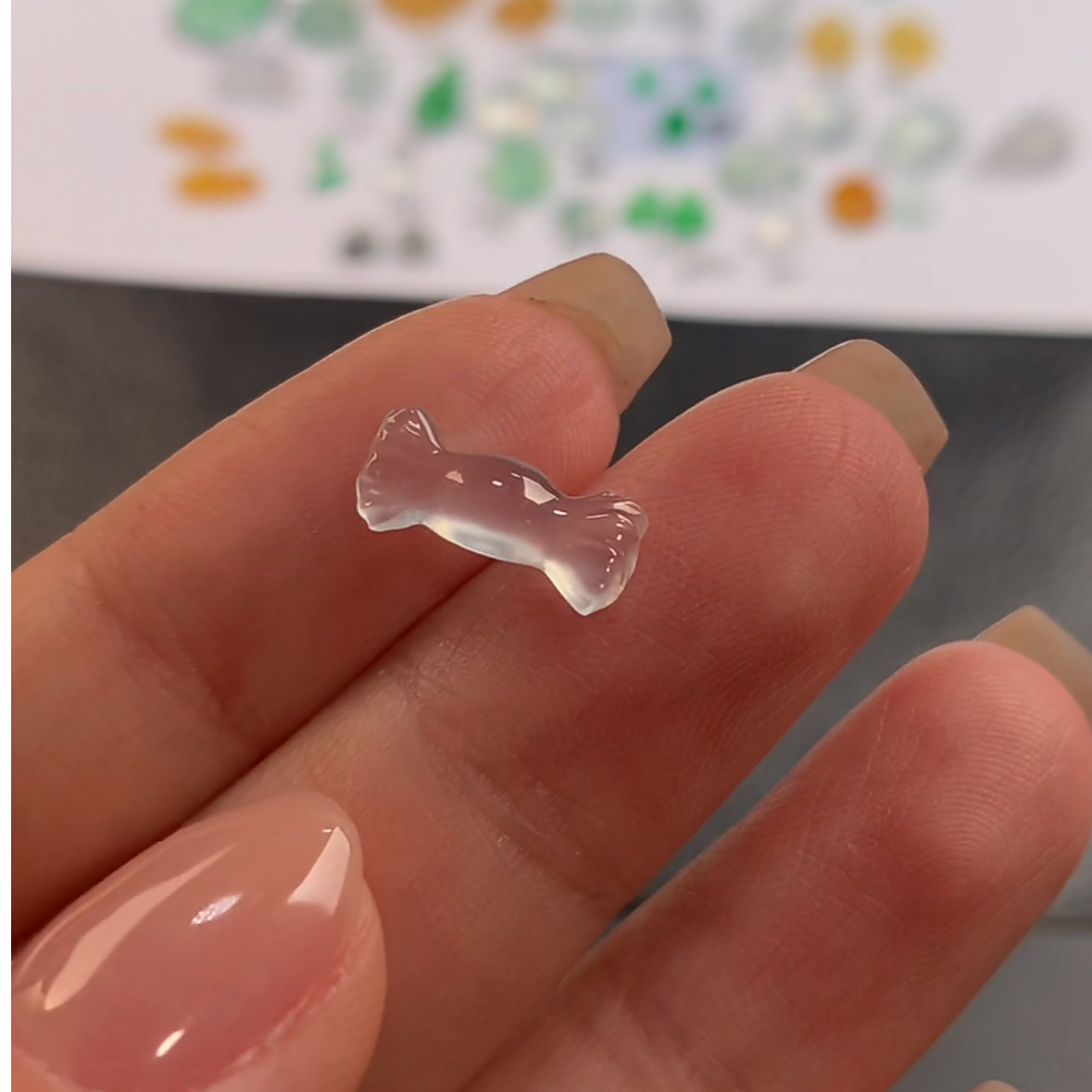 天然缅甸翡翠A货高冰小玻璃糖果