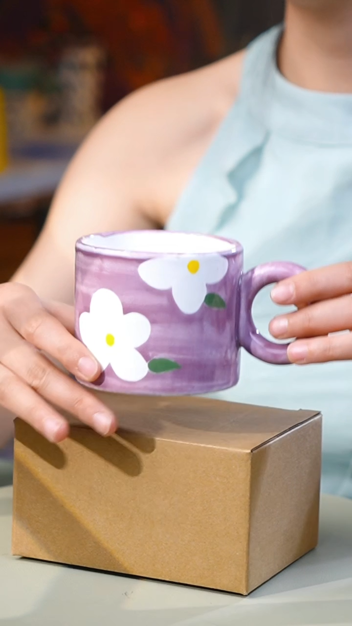 【闪购商品】紫花|纯手绘正品高货