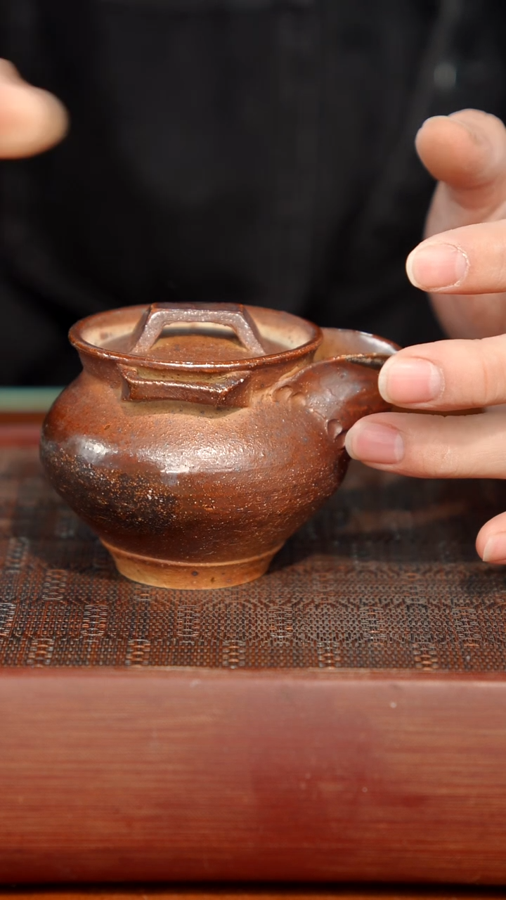 陶瓷奢瓷/瑞寅柴烧茶器（宝瓶）401微瑕