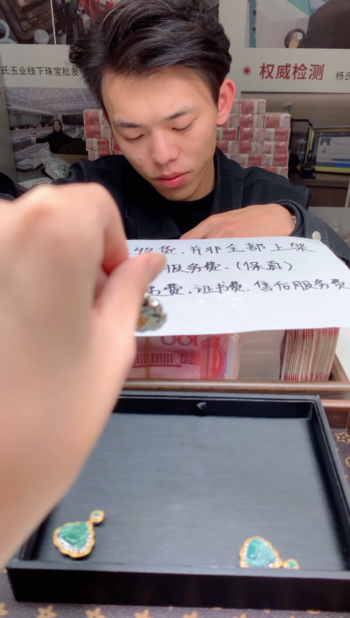 【闪购商品】翡翠颈饰合金天然A货翡翠-多样性发货
